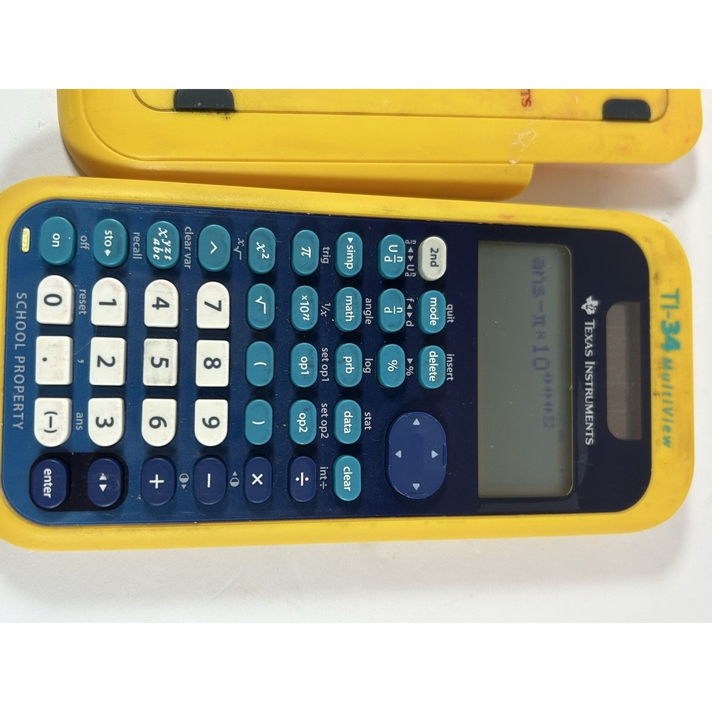 Texas Instruments TI-34 MultiView Scientific Calculator w/ Slide Case - Picture 2 of 6